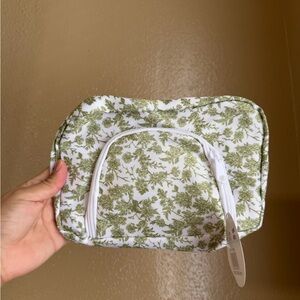 MHB Viral Floral Zip Cosmetic Bags Makeup/Toiletry Organizers Multi-Zip